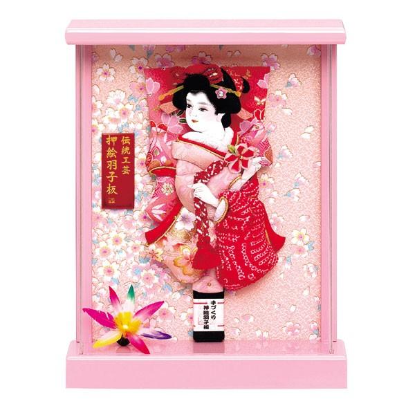 羽子板 壁掛け 初正月 羽子板飾り 7号 ケース入り お祝い 正月飾り 手作り おしゃれ 凛 ピンク Purrworld Com