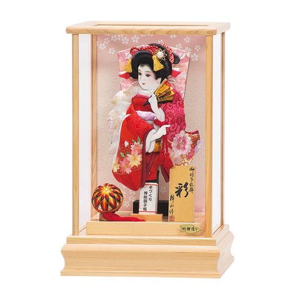 羽子板 コンパクト お祝い おしゃれケース飾り 8号 古代桧ガラスケース 初正月飾り かわいい Dekojaluzele Ro