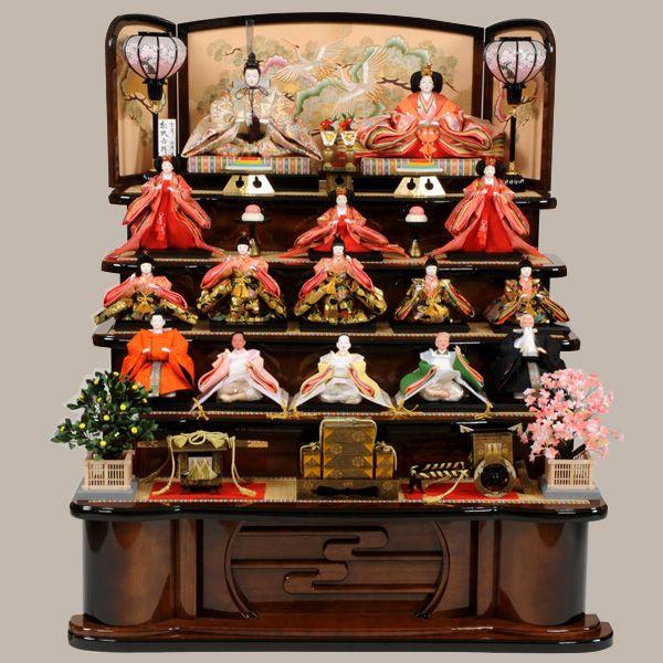 雛人形　15人飾り 人形の田辺 / 飛鳥雛 十五人飾り