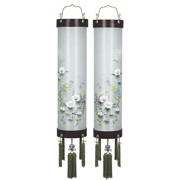 盆提灯 盆ちょうちん 住吉 住吉美吉野絹二重対絵 9号 対入 電気コード式 Www Fcekano Edu Ng