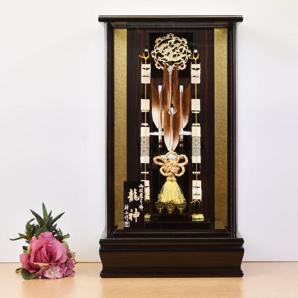 破魔弓飾り コンパクト 破魔矢 初正月飾り ケース飾り 16号 龍神