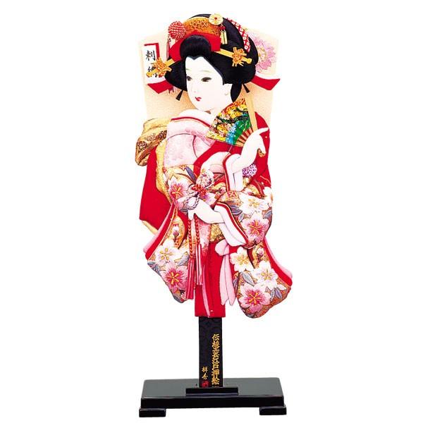 羽子板 初正月 羽子板飾り 板立て飾り 15号 ケースなし : 雛人形-五月