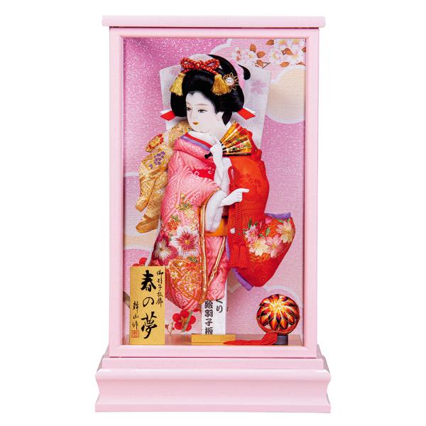 羽子板 コンパクト お祝い 羽子板飾り 初正月飾り 10号 春の夢 ケース