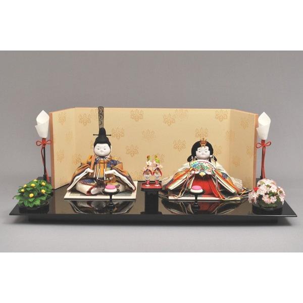 雛人形 ひな人形 幸一光 衣装着 萌香親王飾り黒台1081 : 雛人形-五月