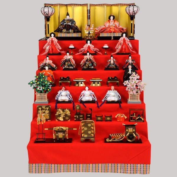 雛人形 七段飾り ひな人形 43t A3sen156 雛人形 五月人形 販売 通販の陣屋 通販 Yahoo ショッピング