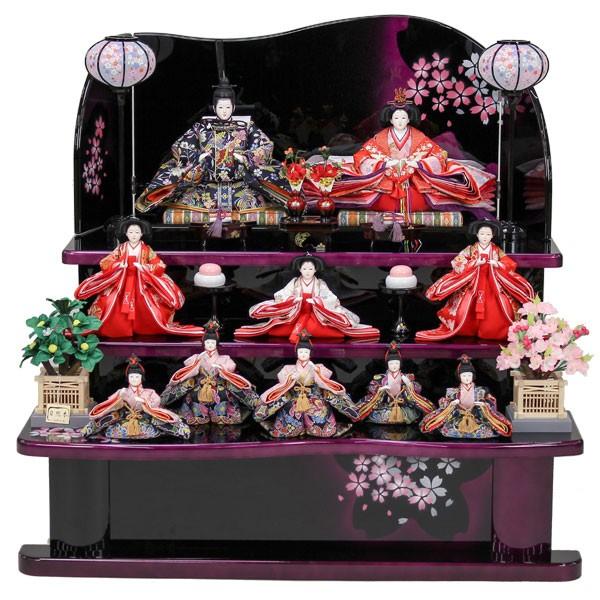 雛人形セット③ 収納親王飾り雛人形セット（65cm×40cm×57cm） – 節句人形の通販サイト