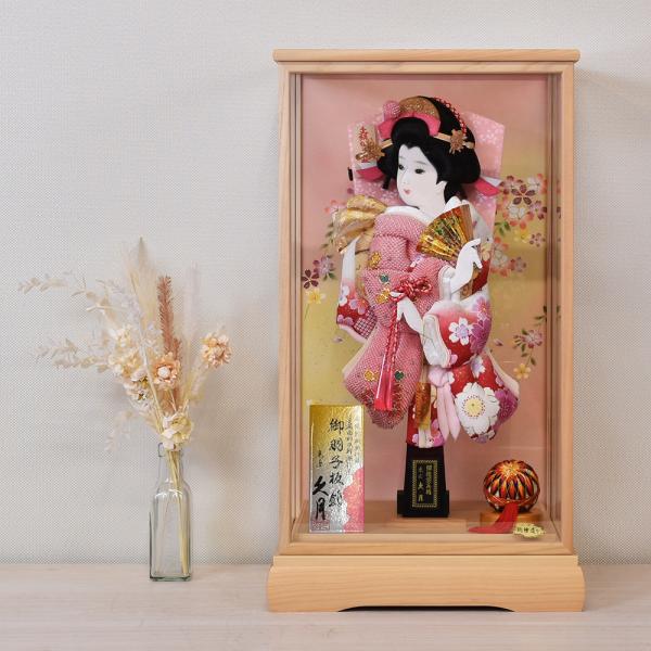 羽子板 初正月 久月 15号 浅妻 祇園 オルゴール付き