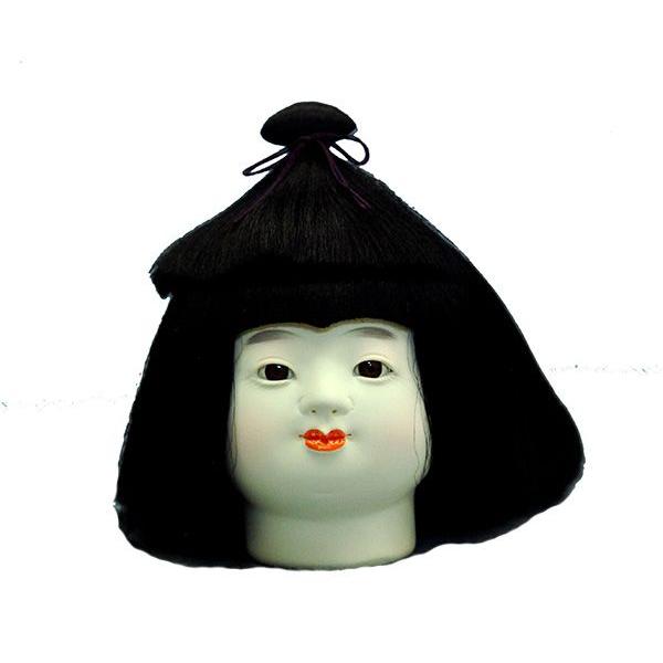 日本人形頭 顔 手芸品 部品 七寸 おぼこ (大) 男 : 雛人形-五月人形