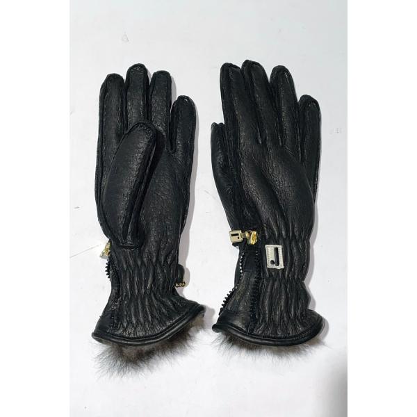 RESTELLI リステリー 0269 PECCARY SKI GLOVES lined Opossum RESTELLI リステリー 0269 PECCARY SKI GLOVES lined Opossum