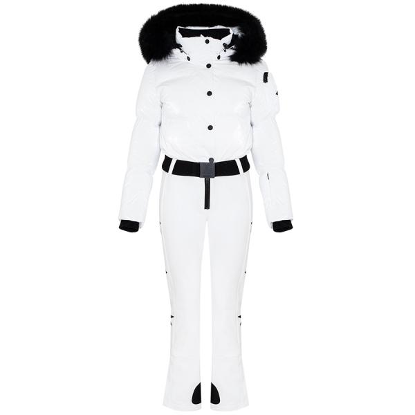 High Society レディース スキー ワンピース HS9902 Estelle 00 white 