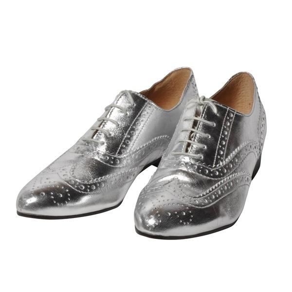 Italiaインポートブランドシューズ Sale Pam パム レディース ウィングチップ メダリオン シューズ Q5016 Silver Q5016 00 Jiro Shop 通販 Yahoo ショッピング