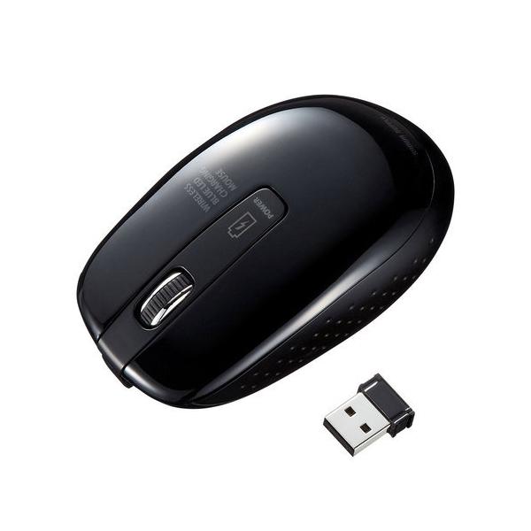 �[�d�����C�����X�u���[LED�}�E�X  �T�����T�v���C[SAN] �yMA-WBL118BK�z ����