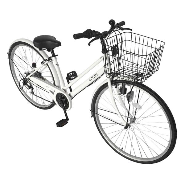 自転車 27インチ ママチャリ 激安 6段変速ギア シティサイクル 安い 本体 おしゃれ Trois ホワイト 白 Buyee Buyee 提供一站式最全面最專業現地yahoo Japan拍賣代bid代拍代購服務 Bot Online