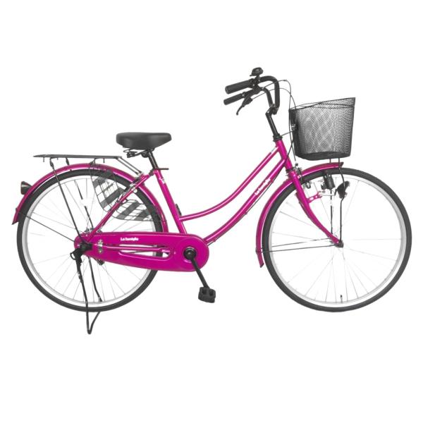 半額 26インチ ママチャリ ファミリア 本体 26インチ シティサイクル ピンク 激安 自転車bank ファミリア 自転車 おしゃれ 安い おしゃれ すそ