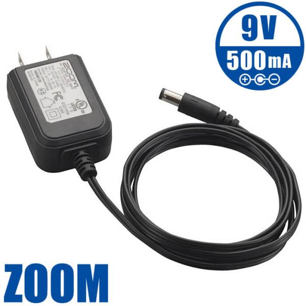 ACアダプター ZOOM AD-16 DC9V 500mA ズーム 9ボルト 500ミリアンペア 