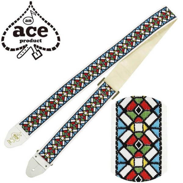 M^[ Xgbv D'Andrea Ace Guitar Straps ACE-3 -Stained Glass- (GL AR[XeBbNM^[ x[X) G[X Xgbv