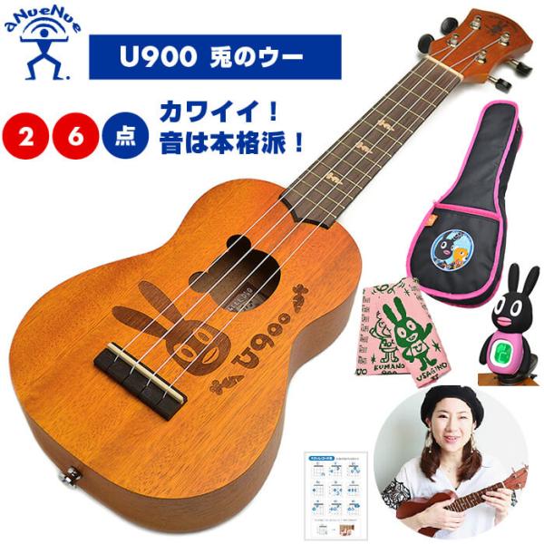 ウクレレ 初心者 セット aNueNue aNN-US マホガニー材 単板