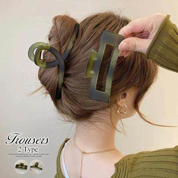 ヘアクリップ マットカラー バンスクリップ 大きめ レディース ヘアアクセサリー しっかり 大 クリップ バレッタ マット つや消し べっ甲 スクエア ヘアアレンジ :win230303-20dna111:JJ-SHOP 通販 フワフワ 冬用バレッタ バナナクリップ
