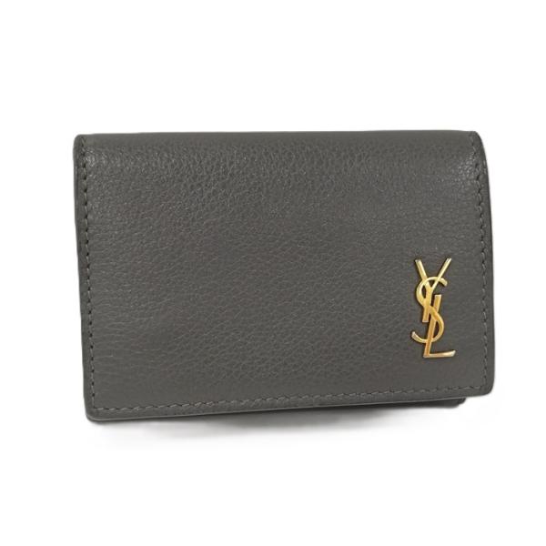 SAINT LAURENT オリガミ タイニーウォレット 三つ折り財布 レザー