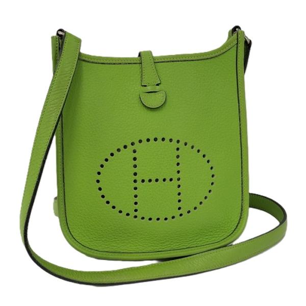 HERMES エブリンTPM ショルダーバッグ トゴ アップルグリーン □F刻印 □F刻印 アップルグリーン エブリンTPM HERMES ショルダーバッグ トゴ