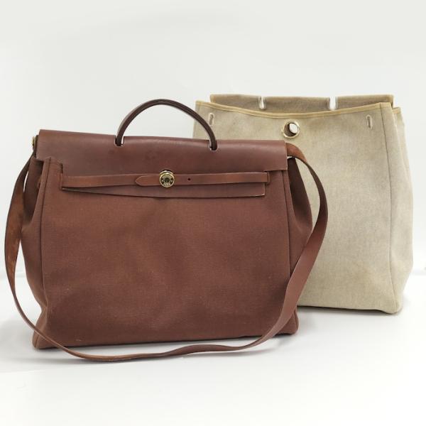 HERMES ハンドバッグ リュックサック エールバッグ アド PM キャンバス 