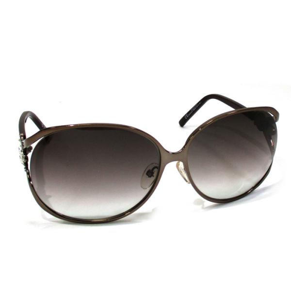 良品　Christian Dior　サングラス　ラインストーン　ブラウンレンズ Christian Dior 【中古】Christian サングラス ビジュー ライン