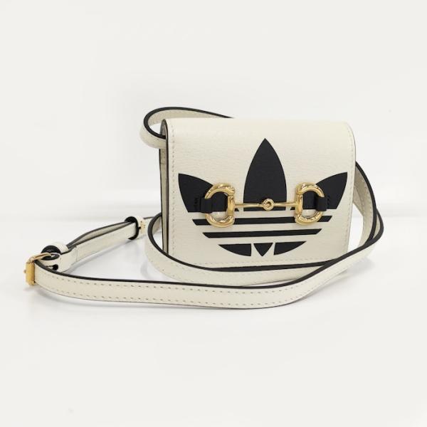 GUCCI（グッチ） GUCCI adidas コラボ ショルダーウォレット レザー