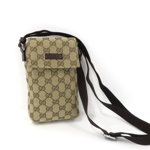 保障できる】 2305-56｜グッチ ショルダーバッグ ベージュ×ブラウン GG
