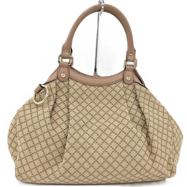 グッチ 211944 トートバッグ ベージュ  GUCCI キャンバス ディアマンテ GUCCI（グッチ） スーキー ディアマンテ ハンドバッグ トートバッグ