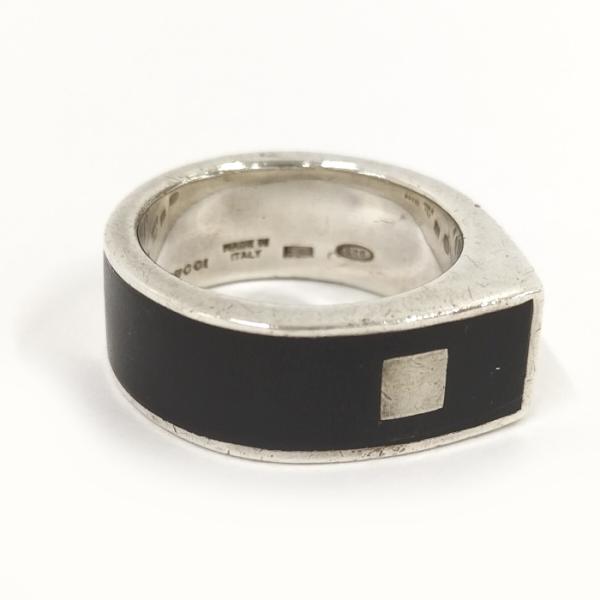 GUCCI／グッチ　オニキス SV925 シルバー リング 楽天市場】GUCCI【グッチ】オニキスリング SV925 シルバー