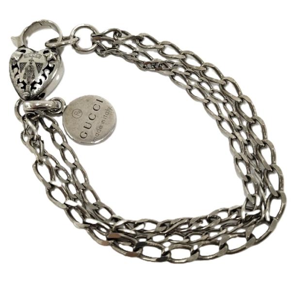 GUCCI ブレスレット　阪急メンズ館購入 GUCCI(グッチ) / ブレスレット/--/SLV/レディース | 中古品の