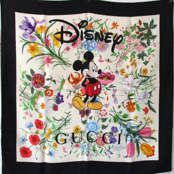 GUCCI 限定 ミッキーマウス柄 disney ストール 希少 Gucci x Disney Mickey Mouse Shawl From Japan New | eBay