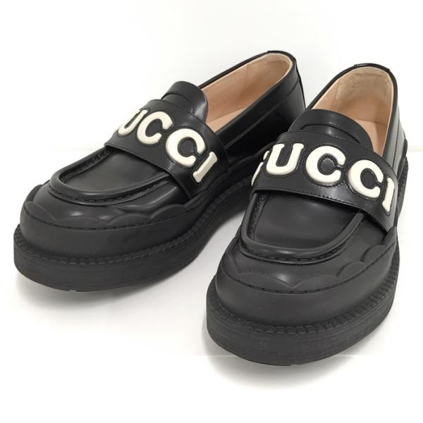 GUCCI（グッチ） ローファー レザー ブラック 表記サイズ：36 1/2