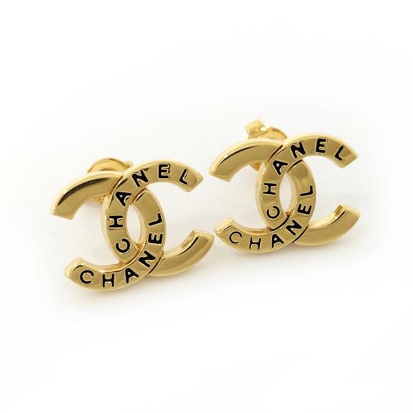 CHANEL ピアス ココマーク シャネルロゴ GP メッキ ゴールド 98P