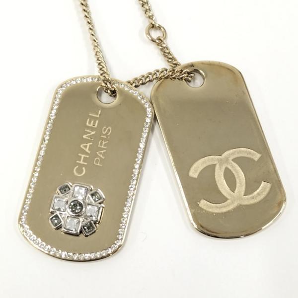 CHANEL 【中古】CHANEL ネックレス ドッグタグ ココマーク