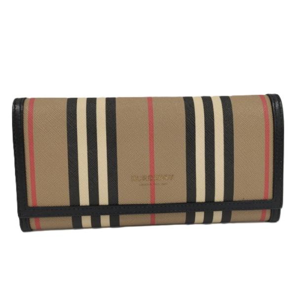 BURBERRY（バーバリー） 二つ折り長財布 ノバチェック PVC : JJ