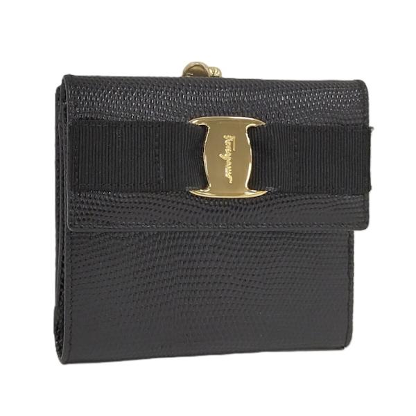 FERRAGAMO（フェラガモ） Salvatore Ferragamo がま口 二つ折り財布