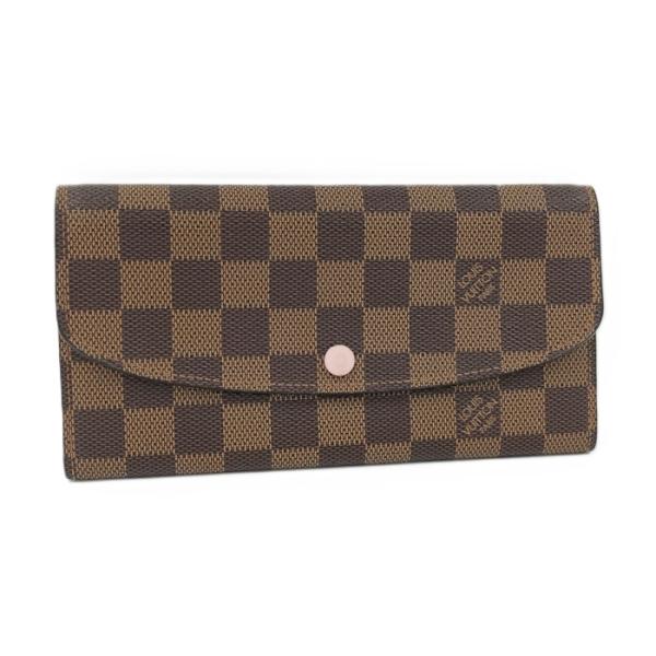 ルイヴィトン ダミエ エベヌ ポルトフォイユ エミリー 長財布 即日発送 サラ LOUIS VUITTON（ルイ・ヴィトン） ポルトフォイユエミリー 長財布