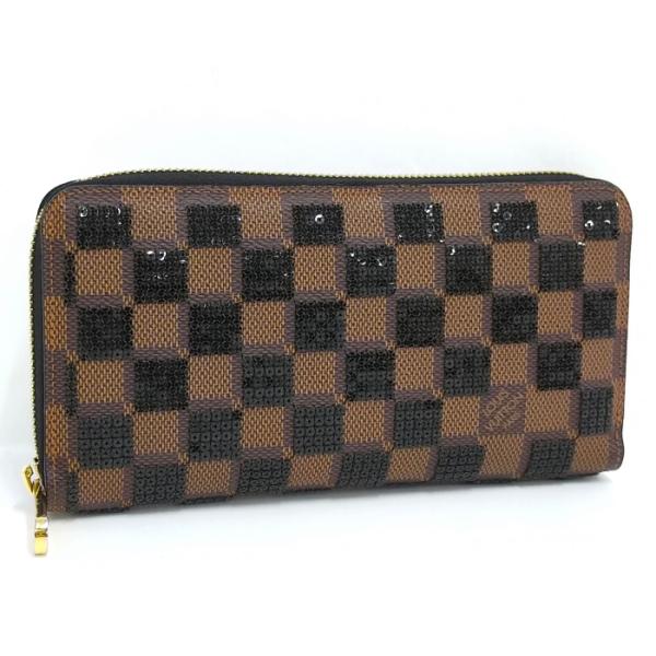即出荷 ルイ ヴィトン ダミエ パイロット ジッピー ウォレット N63173