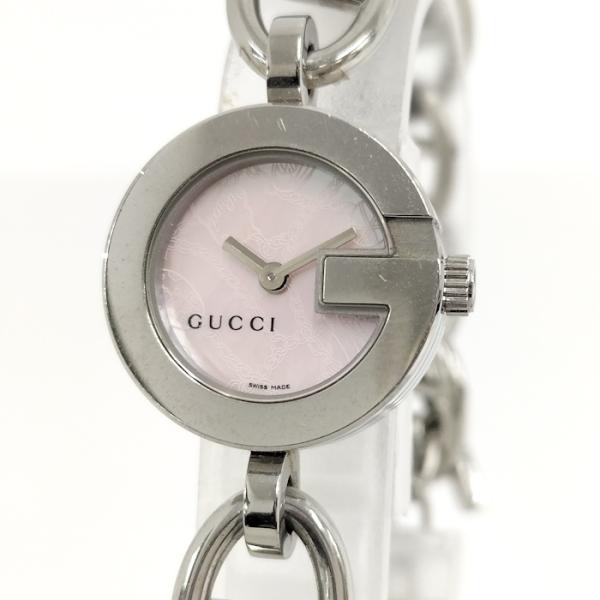 本日限定GUCCI レディース腕時計 Uプレイ クオーツ SS シルバー文字盤 本日限定GUCCI レディース腕時計 Uプレイ クオーツ SS シルバー