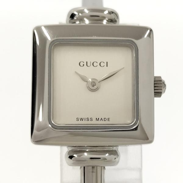 GUCCI シルバー スクエアダイヤル 時計 楽天市場】【ウォッチ】GUCCI グッチ スクエア シルバー文字盤