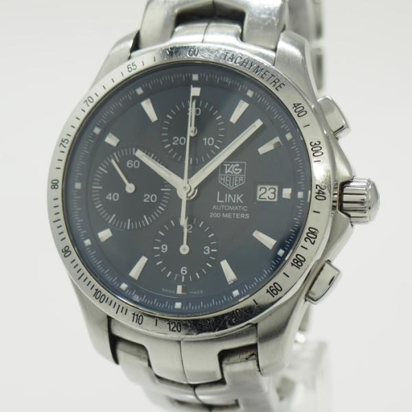 TAG HEUER リンク メンズ 腕時計 クロノグラフ 自動巻き SS