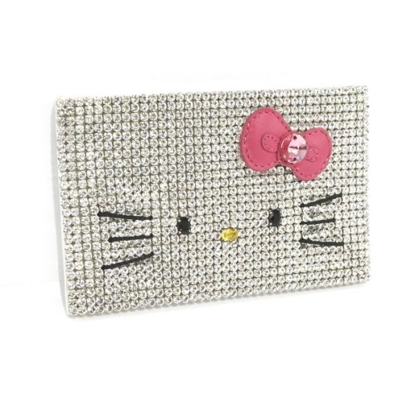 中古】SWAROVSKY スワロフスキー カードケース ハローキティ コラボ
