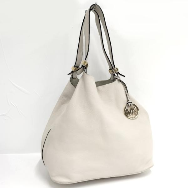 MICHAEL KORS ホワイト　ボディバッグ　レザー　本革 MICHAEL KORS マイケルコース ボディバッグ メンズ ホワイト