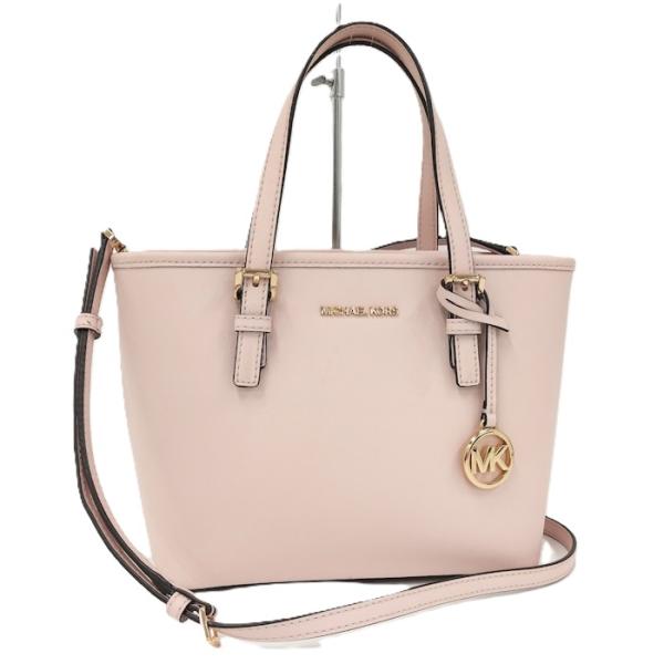 超美品 マイケルコース トートバッグ PVC シェイラ 30-25070402 MICHAEL KORS（マイケルコース） ジェットセット トラベル 2WAY トート