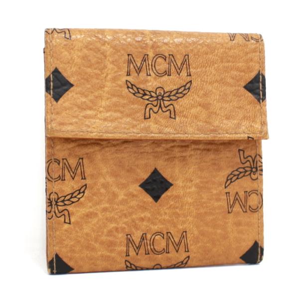 MCM 【中古】MCM 小銭入れ コインケース ヴィセトス レザー