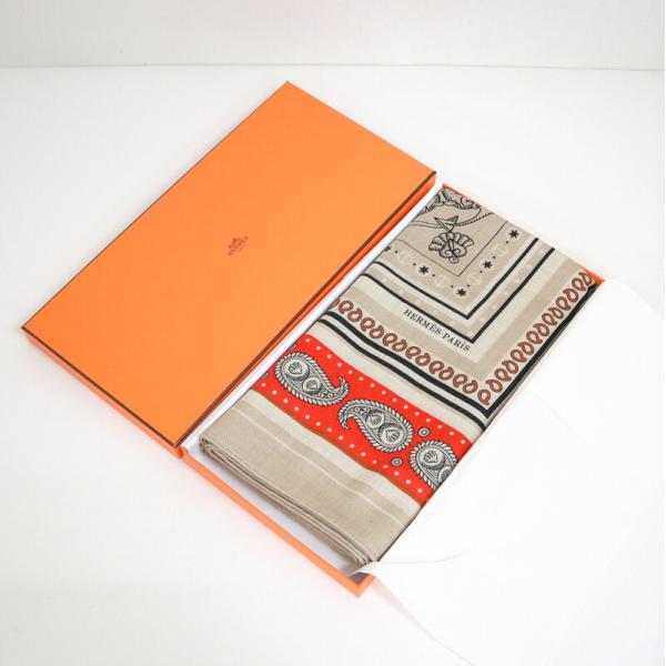 HERMES エルメス カレジェアン140 スカーフ 船乗りのタトゥーバンダナ