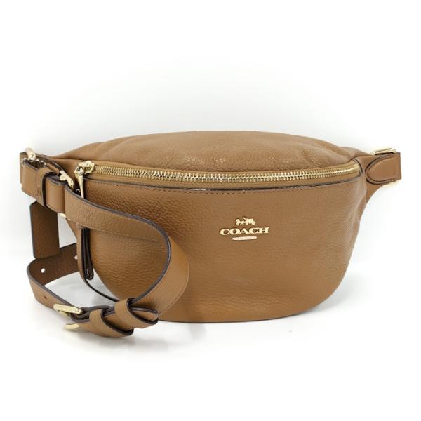 【極美品】コーチ ボディバッグ ウエストバッグ レザー F48738 ブラウン COACH ウエストバッグ レザー ブラウン F48738 : JJコレクション
