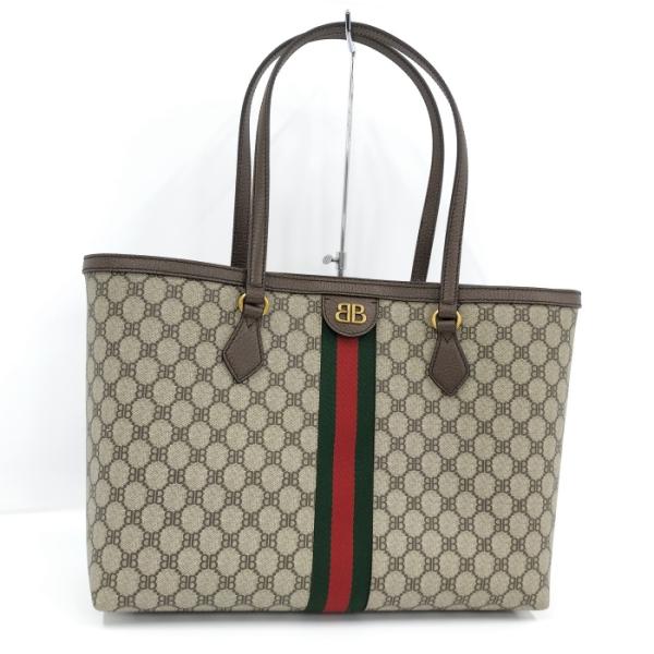 GUCCI アビー トートバッグ GGキャンバス ベージュ 189335