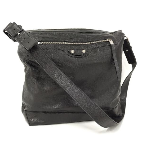 BALENCIAGA ショルダーバッグ クラシック デイ レザー ブラック